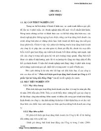 Đề tài Phân tích hiệu quả hoạt động kinh doanh tại công ty cổ phần vận tải xăng dầu Đồng Tháp
