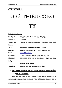 Đề tài Công ty cổ phần tư vấn xây dựng tổng hợp