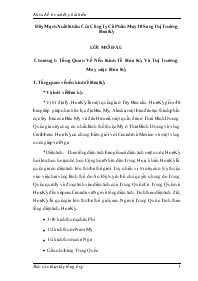 Đề tài Đẩy mạnh xuất khẩu của công ty cổ phần may 10 sang thị trường Hoa Kỳ