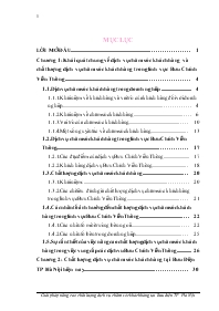Đề tài Giải pháp nâng cao chất lượng dịch vụ chăm sóc khách hàng tại Bưu điện thành phố Hà Nội