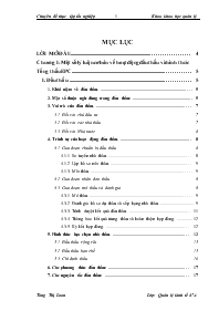 Đề tài Giải pháp nhằm tăng khả năng thắng thầu theo hình thức Tổng thầu EPC tại công ty Đầu tư Phát triển Điện lực và Hạ tầng PIDI