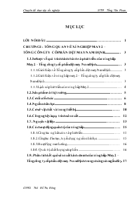 Đề tài Một số giải pháp nâng cao hiệu quả sản xuất kinh doanh của xí nghiệp May 2 – Tổng Công ty cổ phần dệt may Nam Định