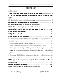 Đề tài Tìm một số biện pháp nhằm đẩy mạnh hoạt động tiêu thụ sản phẩm vật liệu nổ tại Công ty Vật liệu nổ Công nghiệp