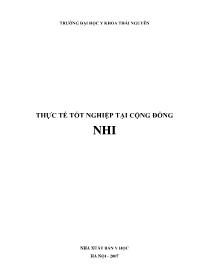 Đề tài Chương trình thực tế tốt nghiệp nhi tại cộng đồng