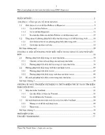 Đề tài Một số giải pháp cho bài toán tìm kiếm trong cơ sở dữ liệu Hypertext