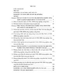 Đề tài Quá trình công nghiệp hoá, hiện đại hoá nông nghiệp, nông thôn tỉnh Bắc Ninh từ năm 1986 đến nay: thực trạng, kinhnghiệm và giải pháp
