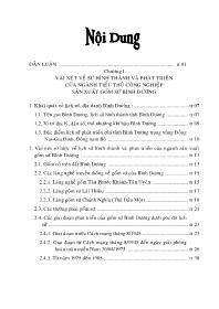 Đề tài Sự phát triển của ngành tiểu thủ công nghiệp gốm sứ tỉnh Bình Dương trong thời kỳ từ năm 1986 đến năm 2000