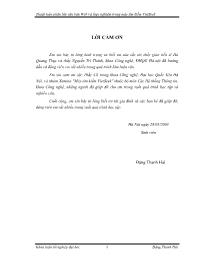 Đề tài Thuật toán phân lớp văn bản Web và thực nghiệm trong máy tìm kiếm VietSeek