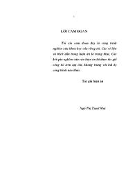 Luận án Thực trạng sức cạnh tranh một số mặt hàng nông sản xuất khẩu chủ yếu của Việt Nam trong điều kiện hội nhập kinh tế quốc tế