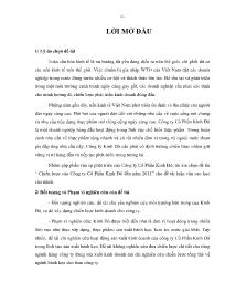 Luận văn Chiến lược của Công ty Cổ Phần Kinh Đô đến năm 2011