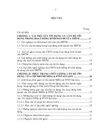 Luận văn Một số giải pháp nâng cao chất lượng cán bộ tín dụng cho chi nhánh ngân hàng nông nghiệp và phát triển nông thôn Sài Gòn