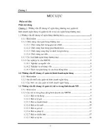 Luận văn Một số giải pháp nâng cao năng lực quản trị rủi ro của các Ngân hàng thương mại Việt Nam