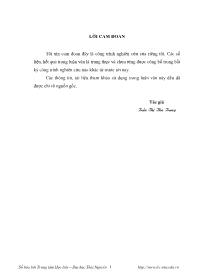 Luận văn Nghiên cứu sử dụng hợp lý phân hữu cơ kết hợp phân khoáng đối với cây lúa trên đất bạc màu Bắc Giang