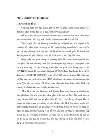 Luận văn Tác động của việc đổi mới chương trình giảng dạy môn tiếng Anh đến hoạt động giảng dạy và hoạt động học tập ở trường cao đẳng sư phạm qua nghiên cứu trường hợp tại trường cao đẳng sư phạm Bắc Giang