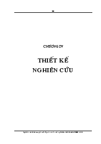 Thiết kế nghiên cứu đối tượng