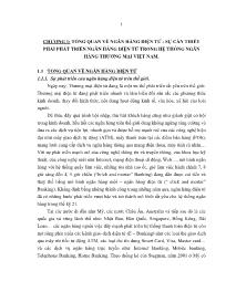 Tổng quan về ngân hàng điện tử- Sự cần thiết phải phát triển ngân hàng điện tử trong hệ thống ngân hàng thương mại Việt Nam