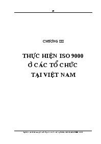 Vấn đề thực hiện ISP 9000 ở các tổ chức tại Việt Nam