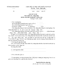 Đơn đề nghị điều chỉnh giấy chứng nhận đủ điều kiện kinh doanh dịch vụ kiểm toán