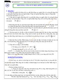 Chuyên đề bài tập Vật lý 11 - Chương 2: Dòng điện không đổi - Chủ đề 2: Điện năng, công suất điện, định luật jun-Lenxơ