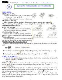 Chuyên đề bài tập Vật lý 11 - Chương 5: Cảm ứng điện từ - Chủ đề 5: Đại cương về hiện tượng cảm ứng điện từ