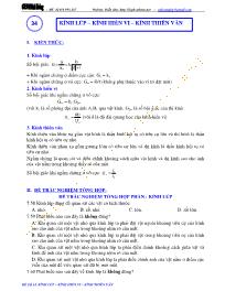 Chuyên đề bài tập Vật lý 11 - Chương 7: Mắt, dụng cụ quang học - Chủ đề 4: Kính lúp – Kính hiển vi – Kính thiên văn