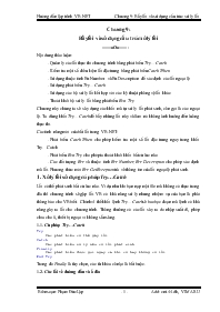 Hướng dẫn lập trình VB.Net - Chương 9: Bẫy lỗi và sử dụng cấu trúc xử lý lỗi