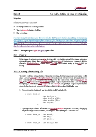 Ngôn ngữ lập trình C - Bài 20: Các kiểu dữ liệu nâng cao và Sắp xếp