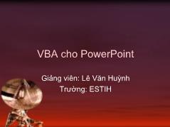 VBA choPowerPoint
