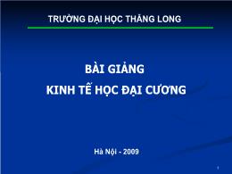 Bài giảng môn kinh tế học vĩ mô - Bài 10: Hàng hoá công cộng và các nguồn lực cộng đồng