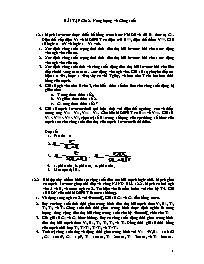 Bài giảng môn Điện - Điện tử - Bài tập chương 12: Năng lượng và công suất