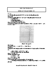 Bài giảng môn Điện - Điện tử - Bài tập phần bjt