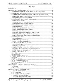 Bài giảng môn Điện - Điện tử - Các hệ vi xử lý thế hệ mới