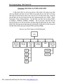 Bài giảng môn Điện - Điện tử - Chương I: Giới thiệu họ Vi điều khiển 8051