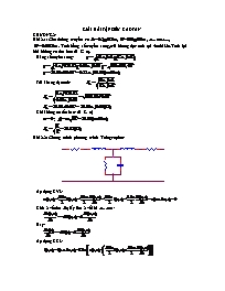 Bài giảng môn Điện - Điện tử - Giải bài tập siêu cao tần