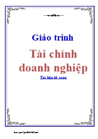 Bài giảng môn Kế toán - Chương 1: Phân tích Báo cáo tài chính