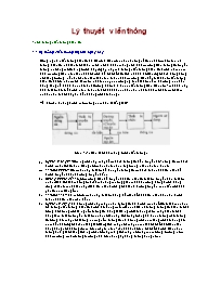 Bài giảng môn Kỹ thuật viễn thông - Lý thuyết viễn thông