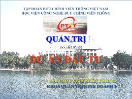 Bài giảng môn Quản trị kinh doanh - Chương 1: Một số vấn đề chung về đầu tư và dự án đầu tư