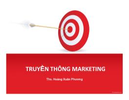 Bài giảng môn Quản trị kinh doanh - Truyền thông marketing