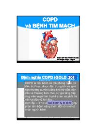 Bài giảng môn Y dược - Copd và bệnh tim mạch