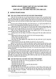 Đề tài Những vấn đề chung thiết kế cấu tạo kiến trúc nhà công nghiệp – thiết kế cấu tạo kiến trúc kết cấu chịu lực