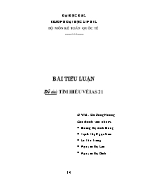 Tiểu luận Tìm hiểu về ias 21