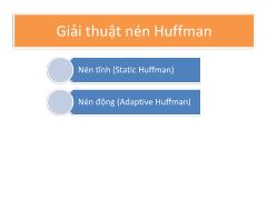 Giải thuật nén Huffman