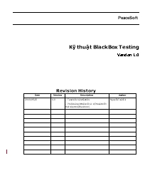 Kỹ thuật blackbox testing version 1.0