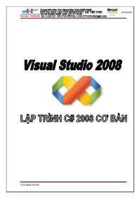 Lập trình C# 2008 cơ bản