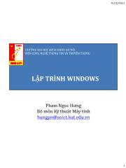 Lập trình windows