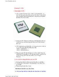 Máy tính - Chương 4: CPU