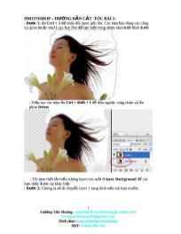 Photoshop - Hướng dẫn cắt tóc