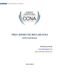 Thực hành các bài lab ccna (ccna lab series)