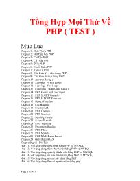 Tổng hợp mọi thứ về php (test)