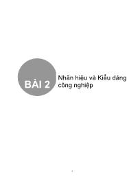 Bài giảng Bài 2. Nhãn hiệu và Kiểu dáng công nghiệp